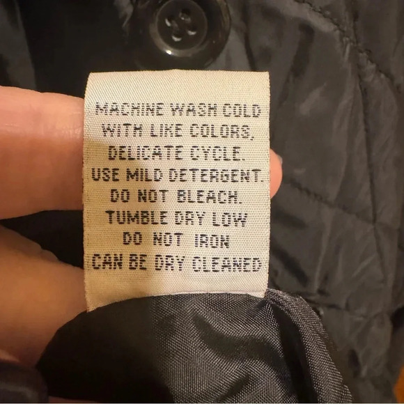 Mythology Women’s Black Quilted Button Up Jacket With Collar Size Large - Picture 10 of 12